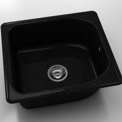  Mивка Classic 209, Granicite, 422 Galaxy Black, с включен сифон  - Bucătărie