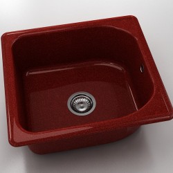  Mивка Classic 209, Granicite, 530 Firebrick, с включен сифон  - Bucătărie