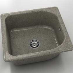  Mивка Classic 209, Granicite, 940 Space Gray, с включен сифон  - Bucătărie