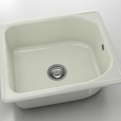  Mивка Classic 210, Polymer Marble, 02 Полярен гранит, с включен сифон  - Bucătărie