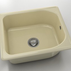  Mивка Classic 210, Polymer Marble, 03 Жасмин, с включен сифон  - Bucătărie
