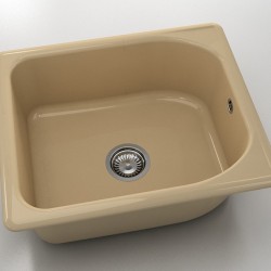  Mивка Classic 210, Polymer Marble, 04 Розов оникс, с включен сифон  - Bucătărie