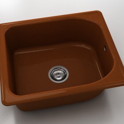  Mивка Classic 210, Polymer Marble, 07 Азалия, с включен сифон  - Bucătărie