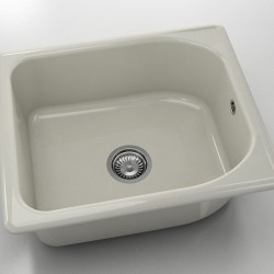  Mивка Classic 210, Polymer Marble, 11 Сив гранит, с включен сифон  - Bucătărie