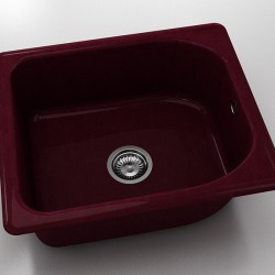  Mивка Classic 210, Polymer Marble, 15 Кадифе, с включен сифон  - Bucătărie