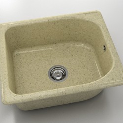  Mивка Classic 210, Granicite, 229 Sandcastle, с включен сифон  - Bucătărie