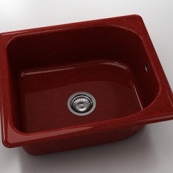  Mивка Classic 210, Granicite, 530 Firebrick, с включен сифон  - Bucătărie