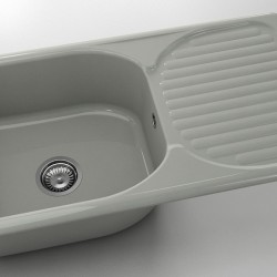  Mивка Classic 211, Polymer Marble, 13 Инокс, с включен сифон  - Bucătărie