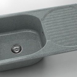  Mивка Classic 211, Granicite, 251 City Grey, с включен сифон  - Bucătărie