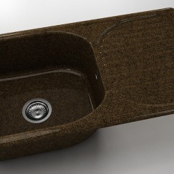  Mивка Classic 211, Granicite, 349 Sandstone, с включен сифон  - Bucătărie