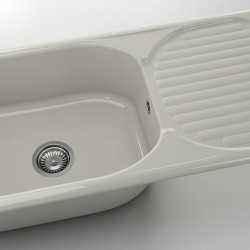  Mивка Classic 212, Polymer Marble, 11 Сив гранит, с включен сифон  - Bucătărie