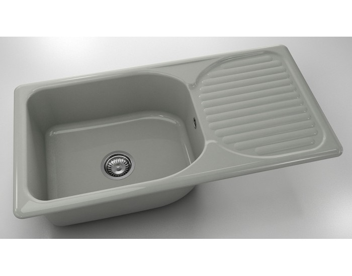 Mивка Classic 212, Polymer Marble, 13 Инокс, с включен сифон