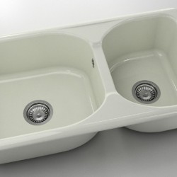  Mивка Classic 213 Polymer marble, 02 Полярен гранит, с включен сифон  - Bucătărie