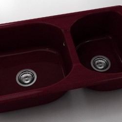 Mивка Classic 213, Polymer marble, 15 Кадифе, с включен сифон  - Bucătărie