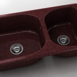  Mивка Classic 213, Granicite, 100 Bordo, с включен сифон  - Bucătărie