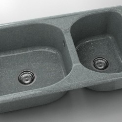  Mивка Classic 213, Granicite, 251 City Grey, с включен сифон  - Bucătărie