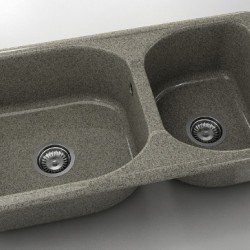  Mивка Classic 213, Granicite, 940 Space Gray, с включен сифон  - Bucătărie