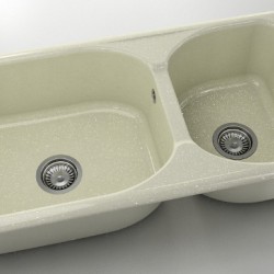  Mивка Classic 214, Granicite, 211 Silver Stone, с включен сифон  - Bucătărie