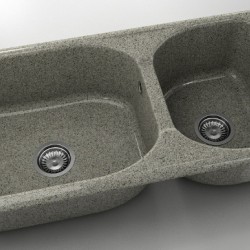  Mивка Classic 214, Granicite, 255 Tweed, с включен сифон  - Bucătărie