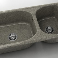  Mивка Classic 214, Granicite, 940 Space Gray, с включен сифон  - Bucătărie