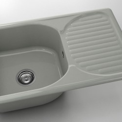  Mивка Classic 215, Polymer Marble, 13 Инокс, с включен сифон  - Bucătărie