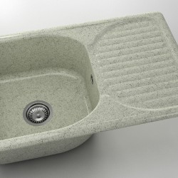  Mивка Classic 215, Granicite, 210 Pewter, с включен сифон  - Bucătărie