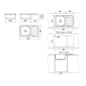 Mивка Classic 215, Granicite, 920 Granada, с включен сифон