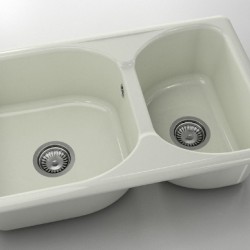  Mивка Classic 216, Granicite, 02 Полярен гранит, с включен сифон  - Bucătărie