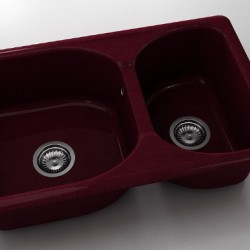  Mивка Classic 216, Polymer marble, 15 Кадифе, с включен сифон  - Bucătărie