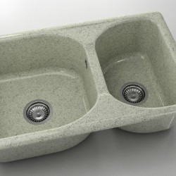  Mивка Classic 216, Granicite, 210 Pewter, с включен сифон  - Bucătărie