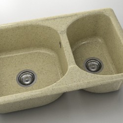  Mивка Classic 216, Granicite, 229 Sandcastle, с включен сифон  - Bucătărie