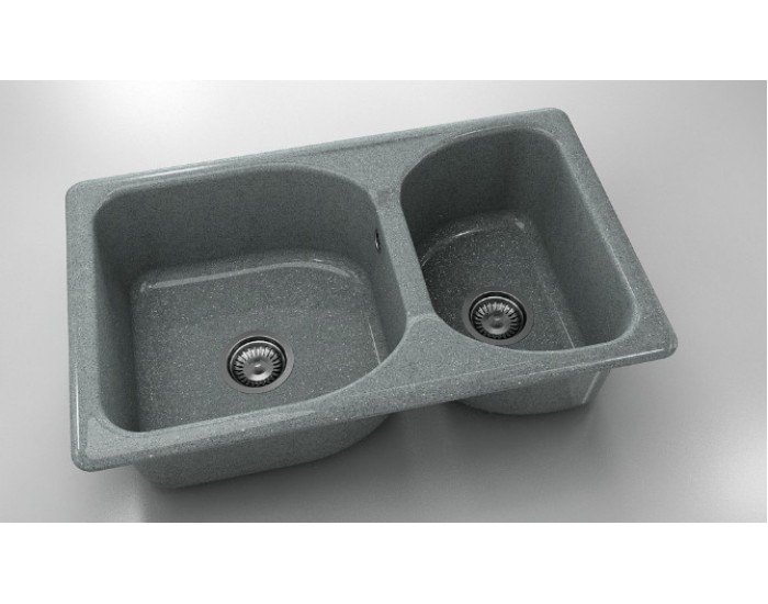 Mивка Classic 216, Granicite, 251 City Grey, с включен сифон