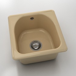 Мивка Classic 217, Polymer marble, 04 Розов оникс, с включен сифон - Chiuvete
