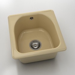Мивка Classic 217, Polymer marble, 	05 Капучино гранит, с включен сифон - Chiuvete