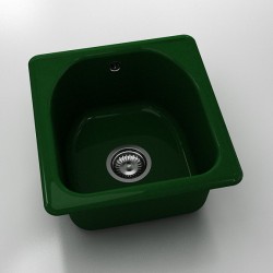 Мивка Classic 217, Polymer marble, 09 Зелен гранит, с включен сифон - Chiuvete