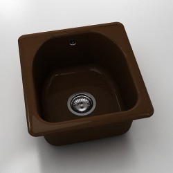 Мивка Classic 217, Polymer marble, 17 Светло венге, с включен сифон - Chiuvete