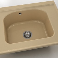  Mивка Classic 218, Polymer marble, 04 Розов оникс, с включен сифон  - Bucătărie
