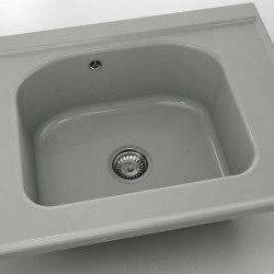  Mивка Classic 218, Polymer marble, 13 Инокс, с включен сифон  - Bucătărie
