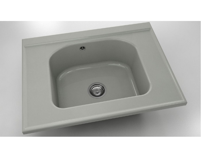 Mивка Classic 218, Polymer marble, 13 Инокс, с включен сифон
