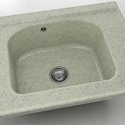  Mивка Classic 218, Granicite, 210 Pewter, с включен сифон  - Bucătărie