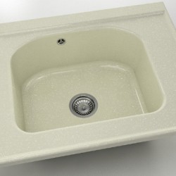  Mивка Classic 218, Granicite, 211 Silver Stone, с включен сифон  - Bucătărie
