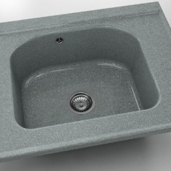  Mивка Classic 218, Granicite, 251 City Grey, с включен сифон  - Bucătărie