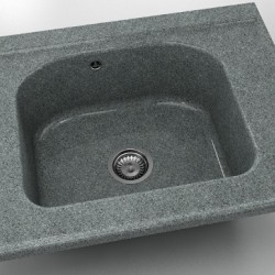  Mивка Classic 218, Granicite, 254 Slate, с включен сифон  - Bucătărie
