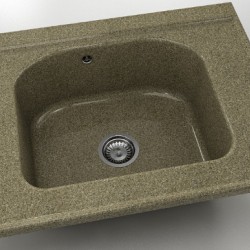  Mивка Classic 218, Granicite, 330 Walnut Toffee, с включен сифон  - Bucătărie