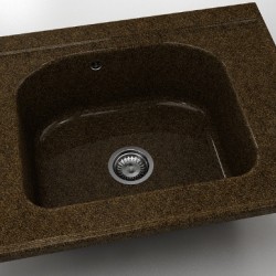  Mивка Classic 218, Granicite, 349 Sandstone, с включен сифон  - Bucătărie