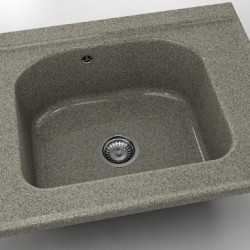  Mивка Classic 218, Granicite, 940 Space Gray, с включен сифон  - Bucătărie