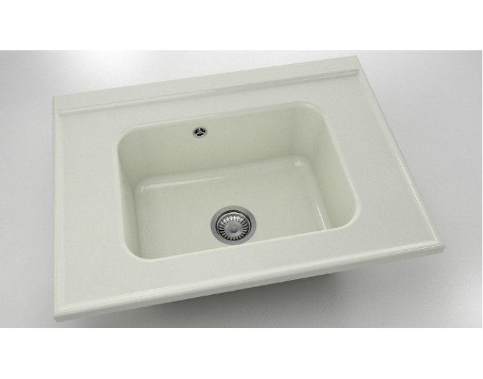 Mивка Classic 219, Polymer marble, 02 Полярен гранит, с включен сифон