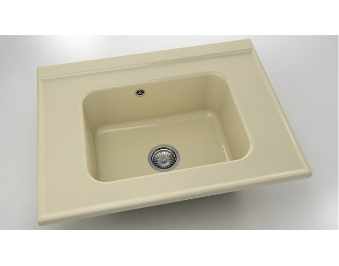 Mивка Classic 219, Polymer marble, 03 Жасмин, с включен сифон