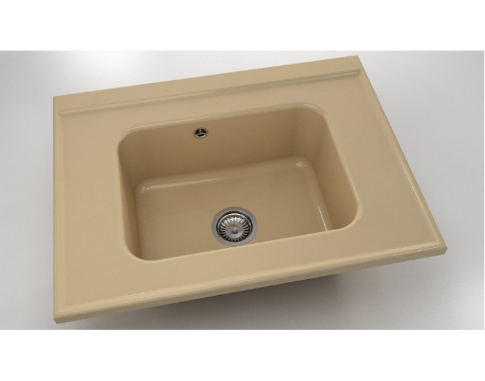 Mивка Classic 219, Polymer marble, 04 Розов оникс, с включен сифон