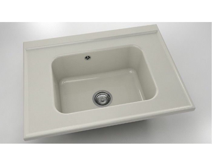 Mивка Classic 219, Polymer marble, 11 Сив гранит, с включен сифон